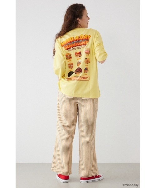 RODEO CROWNS WIDE BOWL(ロデオクラウンズワイドボウル)の「(MIND.A.DAY)SPECIAL FOODS Tシャツ(Tシャツ/カットソー・レディース・ブラック/レッド/オフホワイト/ライトイエロー・FREE)」の13枚目の写真