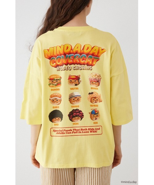 RODEO CROWNS WIDE BOWL(ロデオクラウンズワイドボウル)の「(MIND.A.DAY)SPECIAL FOODS Tシャツ(Tシャツ/カットソー・レディース・ブラック/レッド/オフホワイト/ライトイエロー・FREE)」の10枚目の写真