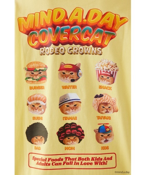 RODEO CROWNS WIDE BOWL(ロデオクラウンズワイドボウル)の「(MIND.A.DAY)SPECIAL FOODS Tシャツ(Tシャツ/カットソー・レディース・ブラック/レッド/オフホワイト/ライトイエロー・FREE)」の5枚目の写真