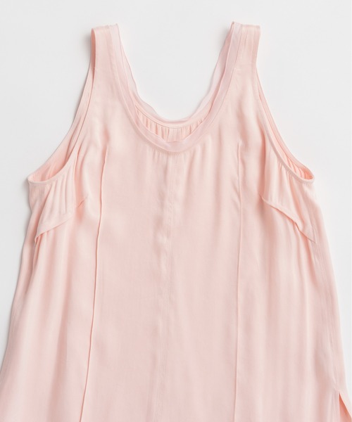 PRANK PROJECT(プランクプロジェクト)の「【2026Summer Pre-Order】サテンタンクチュニック / Satin Tank Tunic(チュニック・レディース・ホワイト/ピンク/ブラック・FREE)」の17枚目の写真
