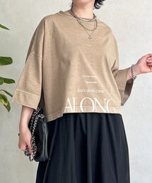 un dix cors | ピグメントオーバーロゴTEE(Tシャツ/カットソー)