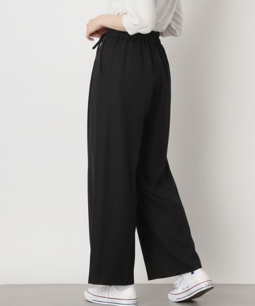 Human 2nd Occasion(ヒューマンセカンドオケージョン)の「エステル ツイル ラップパンツ(その他パンツ・レディース・ブラック・M)」の5枚目の写真
