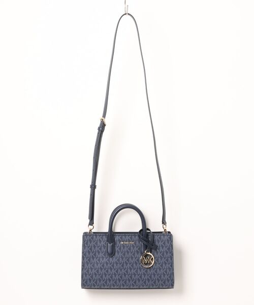 MICHAEL KORS(マイケルコース)の「SCARLETT クロスボディバッグ エクストラスモール - MKシグネチャー(ショルダーバッグ・レディース・ブルー系・FREE)」の4枚目の写真