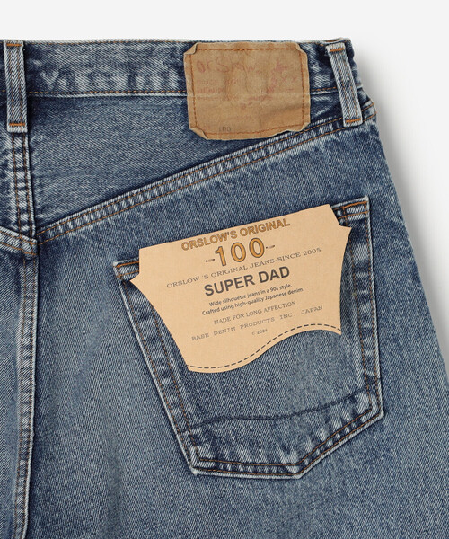 orSlow(オアスロウ)の「orSlow | SUPER DAD'S FIT SHORTS MEN(デニムパンツ・メンズ・ブルー・4/2/3)」の5枚目の写真