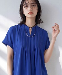 INDIVI | 【撥水/UVケア/SETUP可能】軽量タックスキッパーブラウス(シャツ/ブラウス)