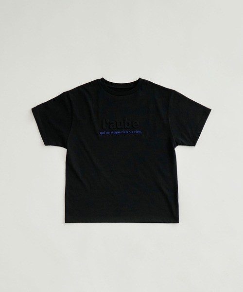 etoll.(エトル)の「UVカット&接触冷感 3DエンボスロゴTシャツ(Tシャツ/カットソー・レディース・イエロー/オフホワイト/ブラック/チャコール・FREE)」の8枚目の写真