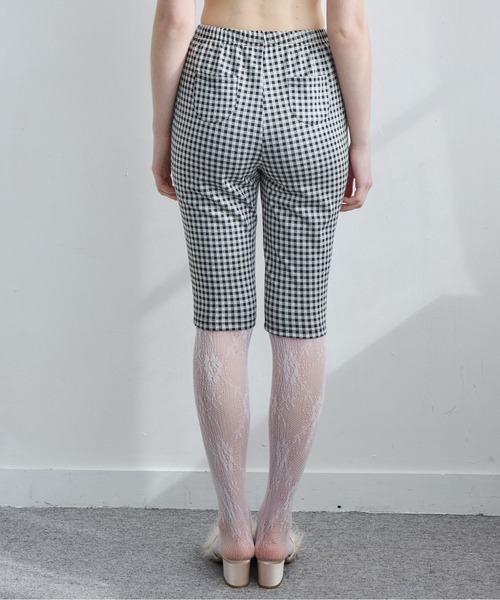 etre loin(エトルワン)の「ギンガムチェックサブリナストレッチパンツ / Gingham check sabrina stretch pants(その他パンツ・レディース・ピンク/ブルー/ブラック・M)」の12枚目の写真