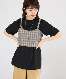 IENA | GGG/ジージージー CN PLEAT T Tシャツ 02-01-1868(Tシャツ/カットソー)