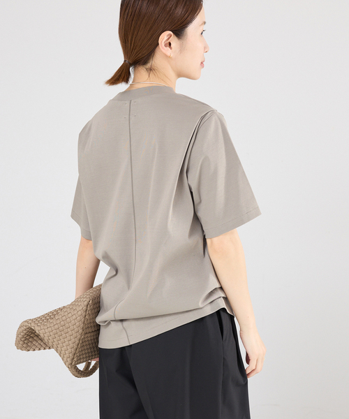 IENA（イエナ）の「GGG/ジージージー CN PLEAT T Tシャツ 02-01-1868（Tシャツ/カットソー・レディース・ブラック/オリーブ/ホワイト・FREE）」の22枚目の写真