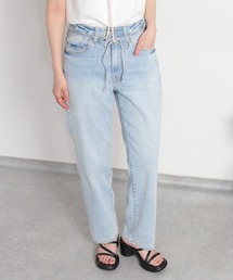 〈接触冷感 / UVカット〉ICE クロップドストレッチデニムパンツ