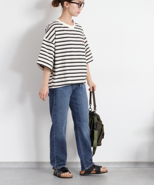 cepo(セポ)の「〈接触冷感 / UVカット〉ICE クロップドストレッチデニムパンツ(デニムパンツ・レディース・ブラック/ブルー系2/ブルー系1/ベージュ/ブルー系3・L/M/S)」の10枚目の写真