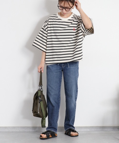 cepo(セポ)の「〈接触冷感 / UVカット〉ICE クロップドストレッチデニムパンツ(デニムパンツ・レディース・ブラック/ブルー系2/ブルー系1/ベージュ/ブルー系3・L/M/S)」の7枚目の写真