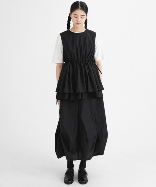 Bshop(ビショップ)の「eunoia | ノースリーブブラウス WOMEN(シャツ/ブラウス・レディース・ピンク/ブラック・ONE)」の5枚目の写真