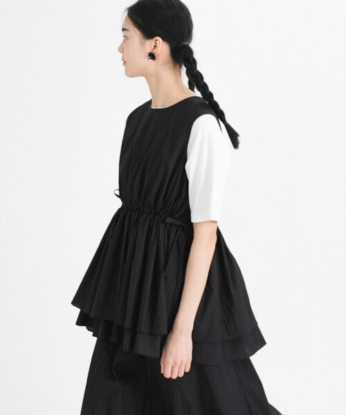 Bshop(ビショップ)の「eunoia | ノースリーブブラウス WOMEN(シャツ/ブラウス・レディース・ピンク/ブラック・ONE)」の17枚目の写真