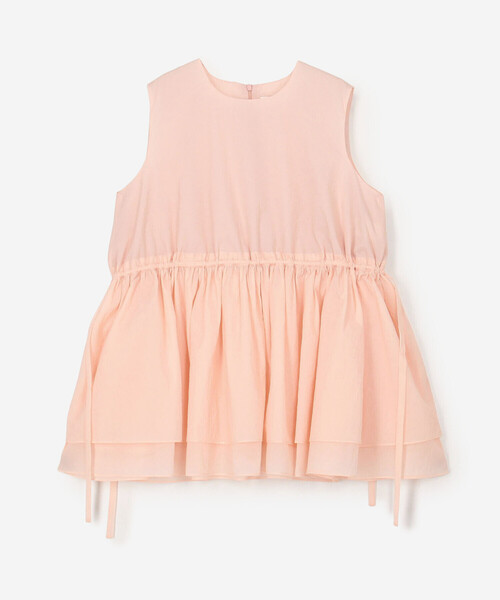 Bshop(ビショップ)の「eunoia | ノースリーブブラウス WOMEN(シャツ/ブラウス・レディース・ピンク/ブラック・ONE)」の4枚目の写真