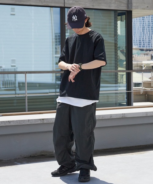 ROOPTOKYO（ループトウキョウ）の「エクストラタッチコットンクルーネックTシャツ 無地 半袖Tシャツ 秋 秋服 2026年秋冬（Tシャツ/カットソー・メンズ・ホワイト/ブラック・S/M/L）」の12枚目の写真