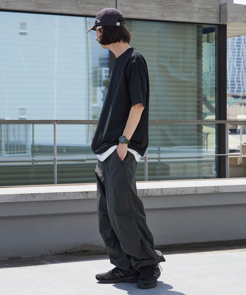 ROOPTOKYO（ループトウキョウ）の「エクストラタッチコットンクルーネックTシャツ 無地 半袖Tシャツ 秋 秋服 2026年秋冬（Tシャツ/カットソー・メンズ・ホワイト/ブラック・S/M/L）」の14枚目の写真