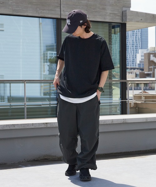ROOPTOKYO（ループトウキョウ）の「エクストラタッチコットンクルーネックTシャツ 無地 半袖Tシャツ 秋 秋服 2026年秋冬（Tシャツ/カットソー・メンズ・ホワイト/ブラック・S/M/L）」の11枚目の写真