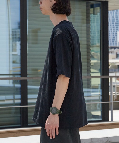 ROOPTOKYO（ループトウキョウ）の「エクストラタッチコットンクルーネックTシャツ 無地 半袖Tシャツ 秋 秋服 2026年秋冬（Tシャツ/カットソー・メンズ・ホワイト/ブラック・S/M/L）」の16枚目の写真
