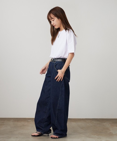 ROOPTOKYO（ループトウキョウ）の「エクストラタッチコットンクルーネックTシャツ 無地 半袖Tシャツ 秋 秋服 2026年秋冬（Tシャツ/カットソー・メンズ・ホワイト/ブラック・S/M/L）」の20枚目の写真