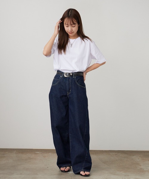 ROOPTOKYO（ループトウキョウ）の「エクストラタッチコットンクルーネックTシャツ 無地 半袖Tシャツ 秋 秋服 2026年秋冬（Tシャツ/カットソー・メンズ・ホワイト/ブラック・S/M/L）」の18枚目の写真