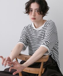 Dessin | 【UVカット/接触冷感】フォルムカットソー5分袖(Tシャツ/カットソー)