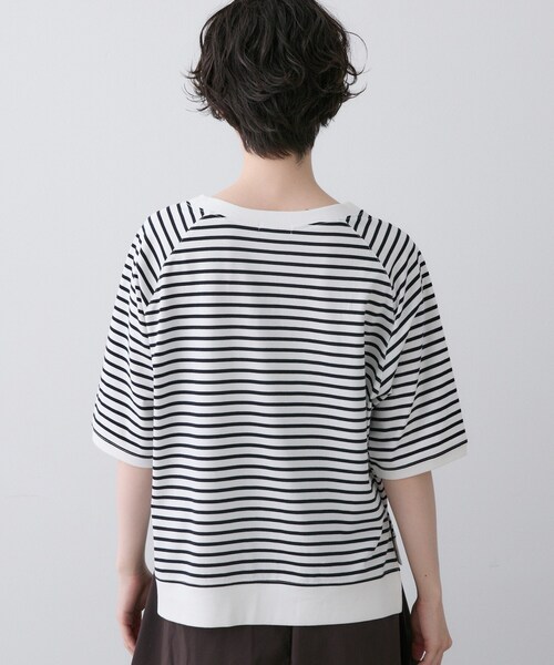 Dessin(デッサン)の「【UVカット/接触冷感】フォルムカットソー5分袖(Tシャツ/カットソー・レディース・ナチュラル/ホワイト系/イエロー系その他/ピンク系/ホワイト系その他3・00/01/02/03)」の18枚目の写真