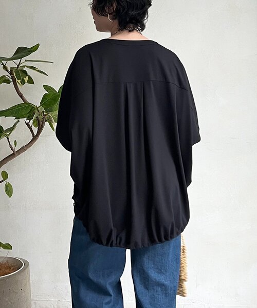 un dix cors(アンディコール)の「ドロストスキッパープルオーバー(Tシャツ/カットソー・レディース・オレンジ/ブラック/ブルー/オフホワイト・FREE)」の22枚目の写真