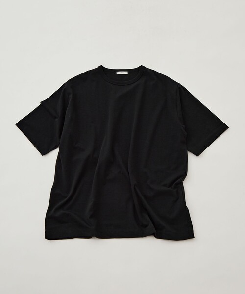ATON(エイトン)の「【ATON/エイトン】DRY COTTON JERSEY STANDARD T-SHIR(Tシャツ/カットソー・メンズ・ホワイト/ブラック・2/4/6)」の8枚目の写真
