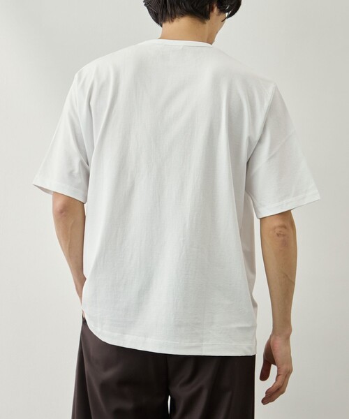 ATON(エイトン)の「【ATON/エイトン】DRY COTTON JERSEY STANDARD T-SHIR(Tシャツ/カットソー・メンズ・ホワイト/ブラック・2/4/6)」の13枚目の写真