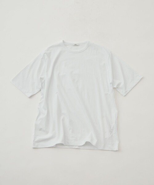 ATON(エイトン)の「【ATON/エイトン】DRY COTTON JERSEY STANDARD T-SHIR(Tシャツ/カットソー・メンズ・ホワイト/ブラック・2/4/6)」の16枚目の写真