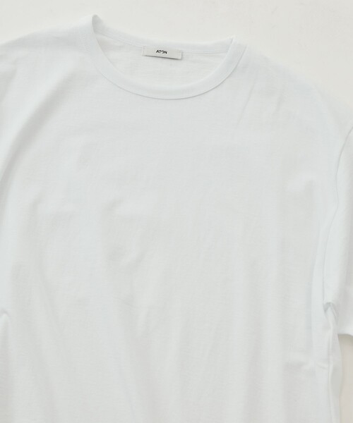 ATON(エイトン)の「【ATON/エイトン】DRY COTTON JERSEY STANDARD T-SHIR(Tシャツ/カットソー・メンズ・ホワイト/ブラック・2/4/6)」の17枚目の写真