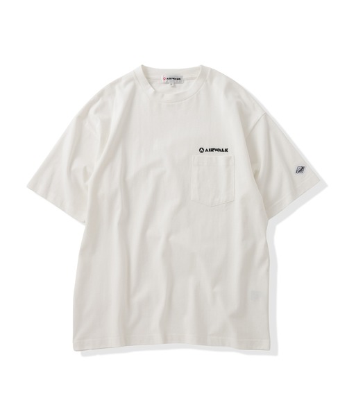 AIRWALK(エアウォーク)の「【AIRWALK/エアウォーク】半袖プリントTシャツ メンズ/プリントT/胸ポケット/カジュアル/ストリート/夏服(Tシャツ/カットソー・メンズ・パープル/ホワイト/杢グレー/ブラック・MEDIUM/LARGE/X-LARGE)」の7枚目の写真