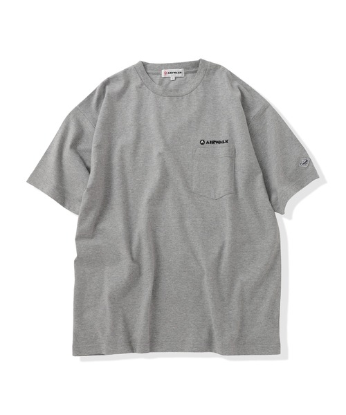 AIRWALK(エアウォーク)の「【AIRWALK/エアウォーク】半袖プリントTシャツ メンズ/プリントT/胸ポケット/カジュアル/ストリート/夏服(Tシャツ/カットソー・メンズ・パープル/ホワイト/杢グレー/ブラック・MEDIUM/LARGE/X-LARGE)」の13枚目の写真