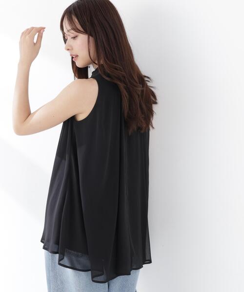 PROPORTION BODY DRESSING（プロポーションボディドレッシング）の「リボン付きギャザーブラウス / 1216210601（シャツ/ブラウス・レディース・ピンク/オフホワイト/ブラック・FREE）」の5枚目の写真