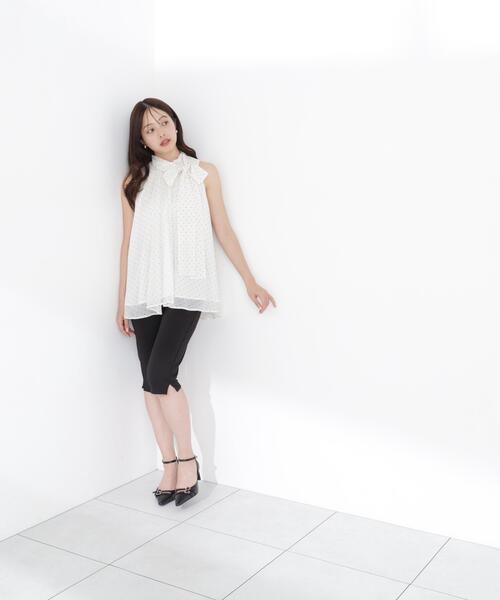 PROPORTION BODY DRESSING（プロポーションボディドレッシング）の「リボン付きギャザーブラウス / 1216210601（シャツ/ブラウス・レディース・ピンク/オフホワイト/ブラック・FREE）」の18枚目の写真