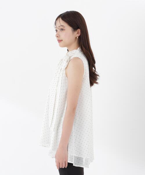 PROPORTION BODY DRESSING（プロポーションボディドレッシング）の「リボン付きギャザーブラウス / 1216210601（シャツ/ブラウス・レディース・ピンク/オフホワイト/ブラック・FREE）」の20枚目の写真
