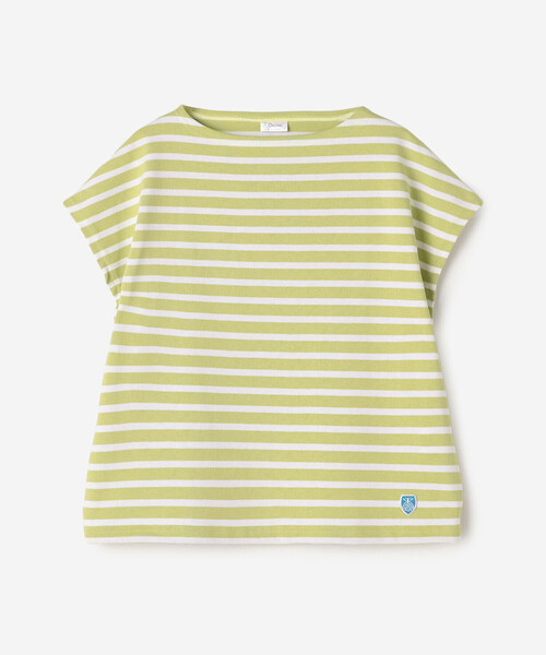 ORCIVAL(オーシバル)の「ORCIVAL | コットンロード ボートネック フレンチスリーブバスクシャツ WOMEN(Tシャツ/カットソー・レディース・ブルー系その他3/ブルー系その他2/イエロー系その他/ピンク系その他2/イエロー系その他2・1)」の4枚目の写真