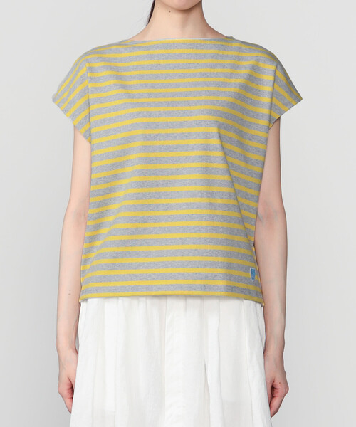 ORCIVAL(オーシバル)の「ORCIVAL | コットンロード ボートネック フレンチスリーブバスクシャツ WOMEN(Tシャツ/カットソー・レディース・ブルー系その他3/ブルー系その他2/イエロー系その他/ピンク系その他2/イエロー系その他2・1)」の12枚目の写真