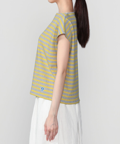 ORCIVAL(オーシバル)の「ORCIVAL | コットンロード ボートネック フレンチスリーブバスクシャツ WOMEN(Tシャツ/カットソー・レディース・ブルー系その他3/ブルー系その他2/イエロー系その他/ピンク系その他2/イエロー系その他2・1)」の13枚目の写真