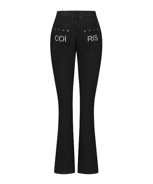 COIRIS(コイリス)の「◇COIRIS◇ブランド直輸入正規品/SELIC リベットポイントブーツ カットパンツ SELIC RIVET POINT BOOTS CUT PANTS(その他パンツ・レディース・ブラック・S/M)」の8枚目の写真