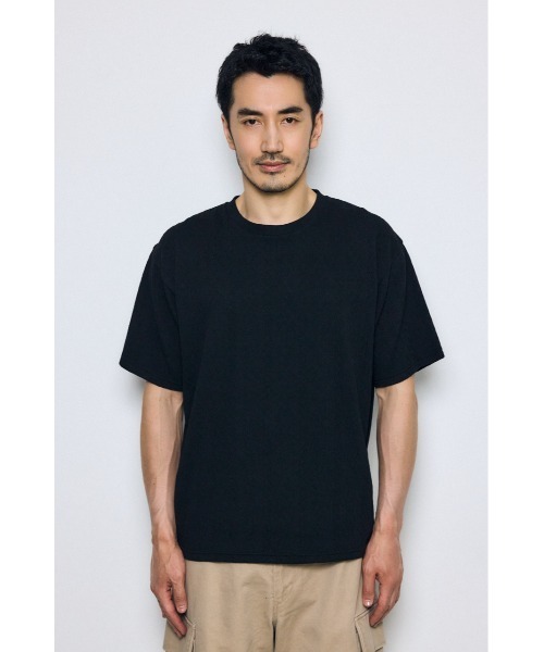 AZUL by moussy(アズールバイマウジー)の「総柄ニットソートップス(ニット/セーター・メンズ・ブラック/オフホワイト/グレー・SMALL/LARGE/MEDIUM)」の16枚目の写真