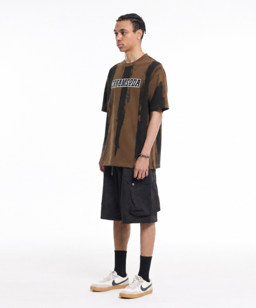 CREAM SODA LAB(クリームソーダラボ)の「ペインテッドラウドロゴ半袖Tシャツブラウン(Tシャツ/カットソー・メンズ・その他・MEDIUM/LARGE/X-LARGE)」の3枚目の写真