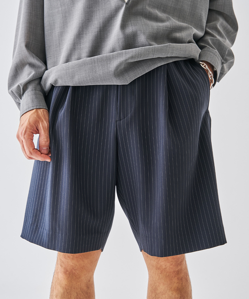 EDIFICE(エディフィス)の「ストライプ サイド アジャスト ショーツ(その他パンツ・メンズ・ネイビー/アイボリー・LARGE/MEDIUM/SMALL)」の5枚目の写真