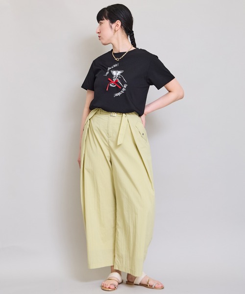 LHELBIE(レルビエ)の「イラストT(Tシャツ/カットソー・レディース・オフホワイト/チャコールグレー/ブラック・M)」の20枚目の写真