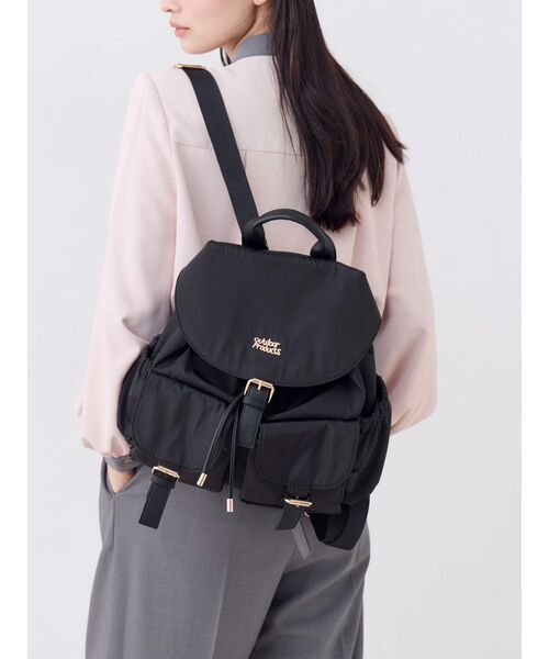 OUTDOOR PRODUCTS(アウトドアプロダクツ)の「【OUTDOOR PRODUCTS】ゴールドバックルミニリュック(バックパック/リュック・レディース・ブラウン/ネイビー/ブラック・FREE)」の14枚目の写真
