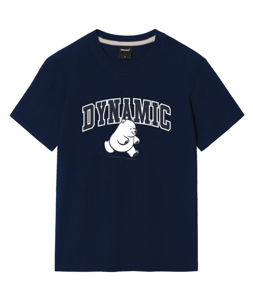 OKSTAR(オクスター)の「ダイナミッククマの半袖(Tシャツ/カットソー・レディース・ネイビー/ダークグリーン/グレー/ダークグレー/ブラック/ライトベージュ/ダークブルー/ライトグレー/カーキ/ホワイト/クリーム・SMALL/MEDIUM/LARGE/X-LARGE/2XL/3XL/4XL)」の10枚目の写真