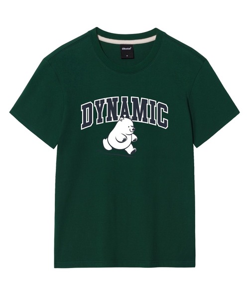 OKSTAR(オクスター)の「ダイナミッククマの半袖(Tシャツ/カットソー・レディース・ネイビー/ダークグリーン/グレー/ダークグレー/ブラック/ライトベージュ/ダークブルー/ライトグレー/カーキ/ホワイト/クリーム・SMALL/MEDIUM/LARGE/X-LARGE/2XL/3XL/4XL)」の8枚目の写真