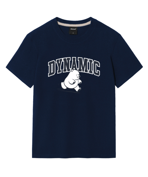 OKSTAR(オクスター)の「ダイナミッククマの半袖(Tシャツ/カットソー・レディース・ネイビー/ダークグリーン/グレー/ダークグレー/ブラック/ライトベージュ/ダークブルー/ライトグレー/カーキ/ホワイト/クリーム・SMALL/MEDIUM/LARGE/X-LARGE/2XL/3XL/4XL)」の13枚目の写真