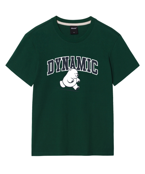 OKSTAR(オクスター)の「ダイナミッククマの半袖(Tシャツ/カットソー・レディース・ネイビー/ダークグリーン/グレー/ダークグレー/ブラック/ライトベージュ/ダークブルー/ライトグレー/カーキ/ホワイト/クリーム・SMALL/MEDIUM/LARGE/X-LARGE/2XL/3XL/4XL)」の14枚目の写真